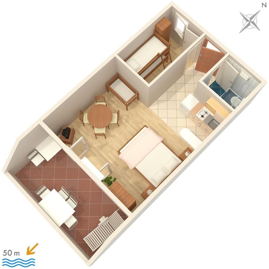 Apartments By The Sea Sumpetar, Omis - 2808 외부 사진